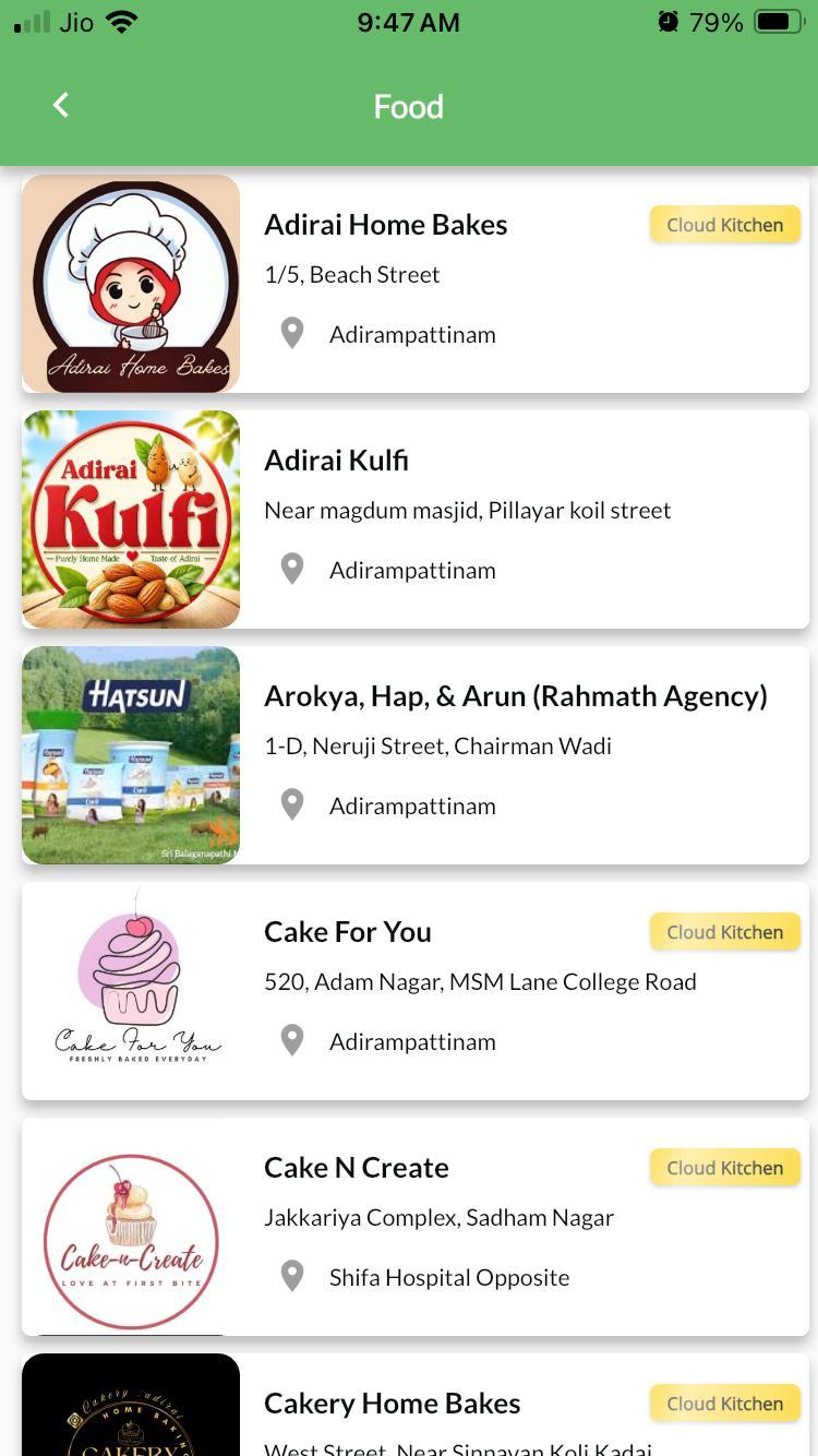 Crowd app — order